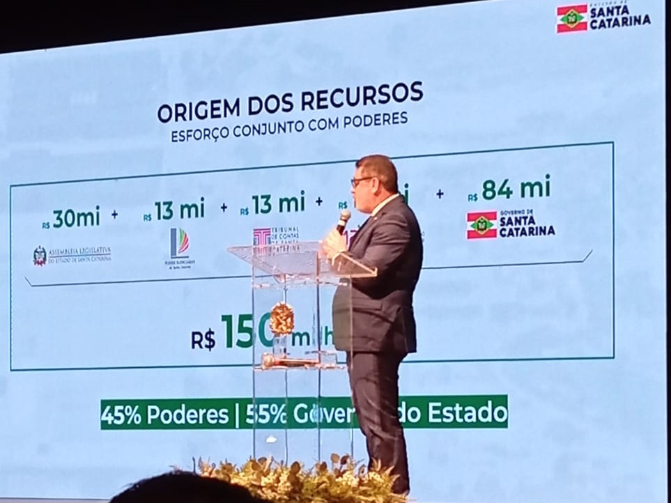 Vidal Ramos receberá R$ 1,5 milhão para recuperação do município após cheias
